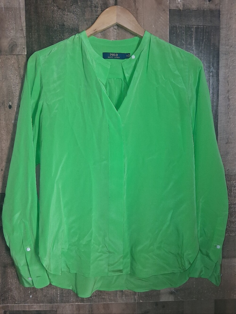 Polo Ralph Lauren Silk Blouse Size 6